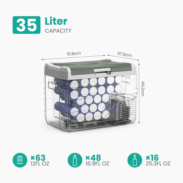 Thumbnail 1 de Alpicool Kompressor Kühlbox 35L