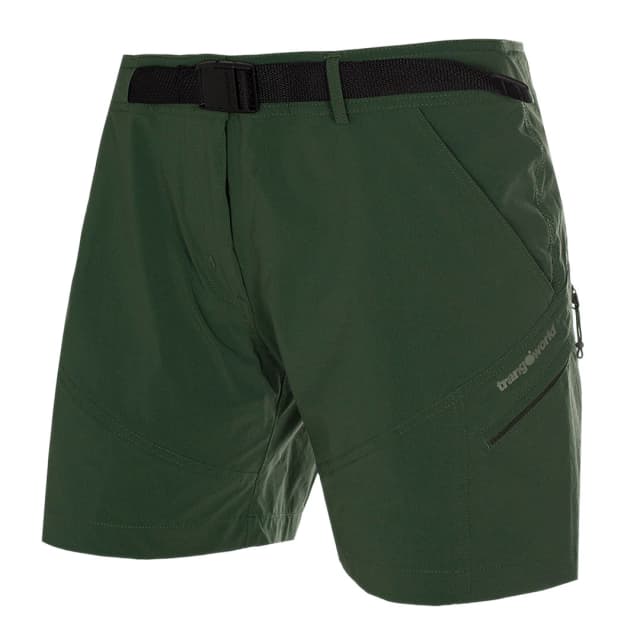 Detalle 2 de Trangoworld Yittu VN: pantalón corto de mujer elástico para trekking y senderismo