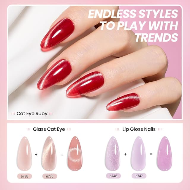 Thumbnail 4 de Beetles Jelly Gel Nail Set, 36 Colors ⚡