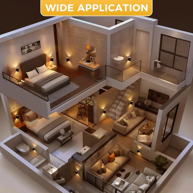 Thumbnail 6 de LOHAS-LED Nachtlicht Steckdose mit Dämmerungssensor, dimmbar (0–100 lm), 3000K warmweiß, schwarz