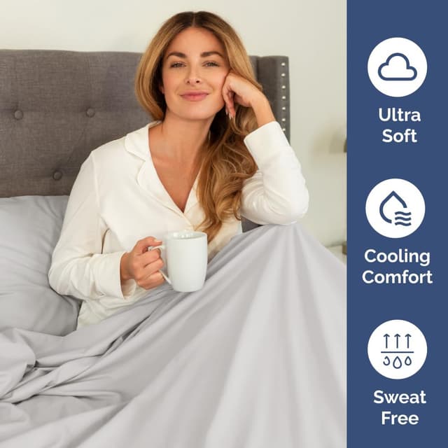 Detalle de Extra Deep King Sheet Set 18–24 in deep