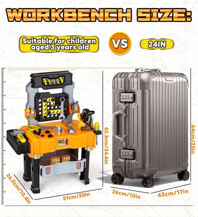 Thumbnail 6 de Lehoo Castle Werkbank für Kinder Montessori