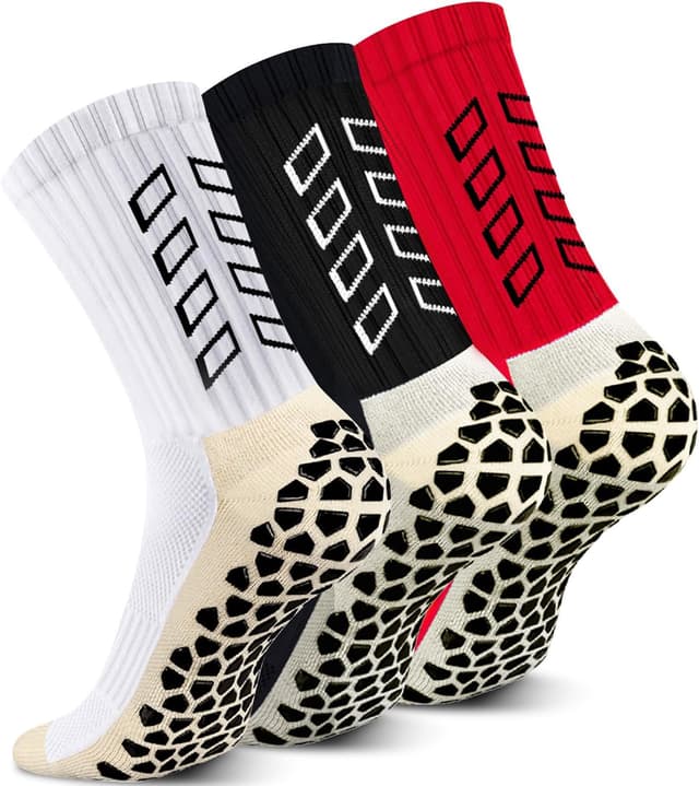 Detalle de ENONEO Calze calcio antiscivolo con rinforzi e cotone traspirante uomo 37-45