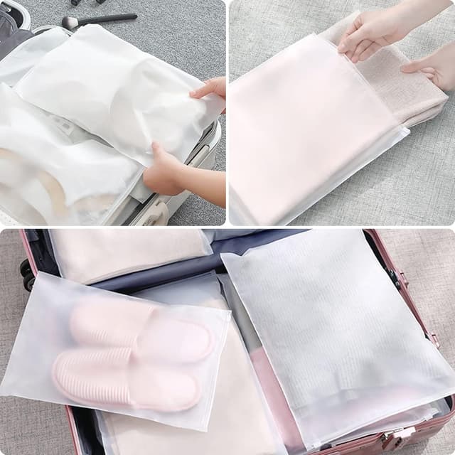 Detalle 2 de Carehabi 25 sacchetti da viaggio con zip 5 taglie