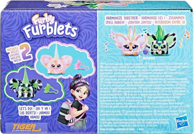 Thumbnail 3 de Furby - 2 Furblets Interactivos, Mini Peluches Electrónicos