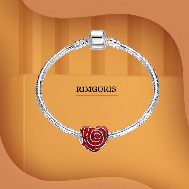 Detalle de 925 Sterling Silber Charm Love