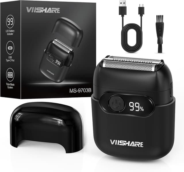 Detalle de VIISHARE Electric Foil Shaver 9500RPM