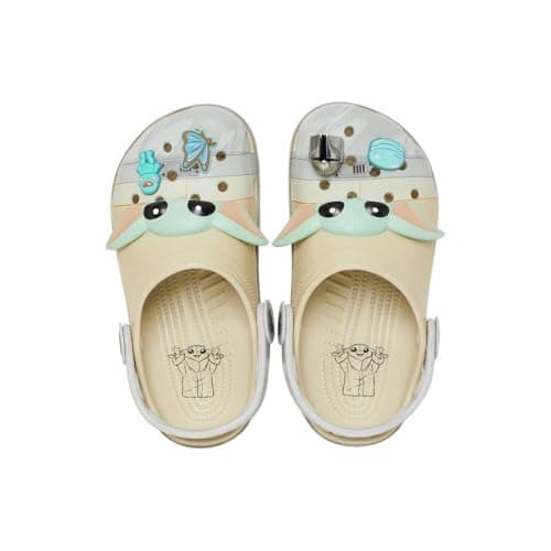 Thumbnail 4 de Crocs Grogu Classic Clog K 🧸 Zuecos Unisex Niños, Crema 29/30 EU
