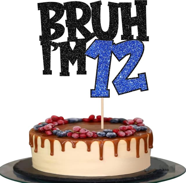 Imagen de BRUH I'm 12 Cake Topper — Tortendeko 12 🎂 en OfertitasTOP