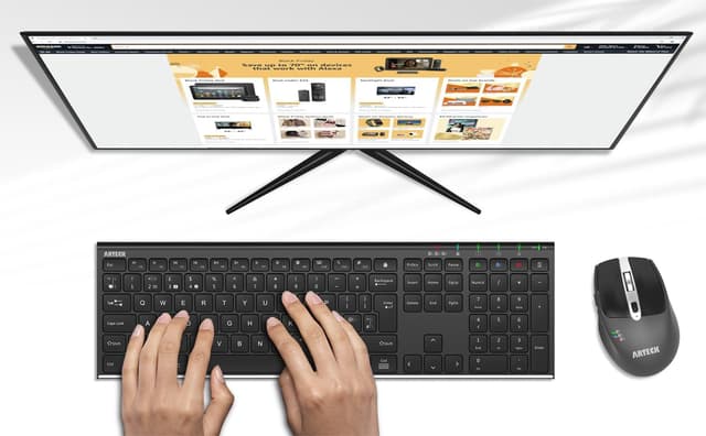 Thumbnail 6 de Arteck Universal Bluetooth Keyboard, 3-device UK