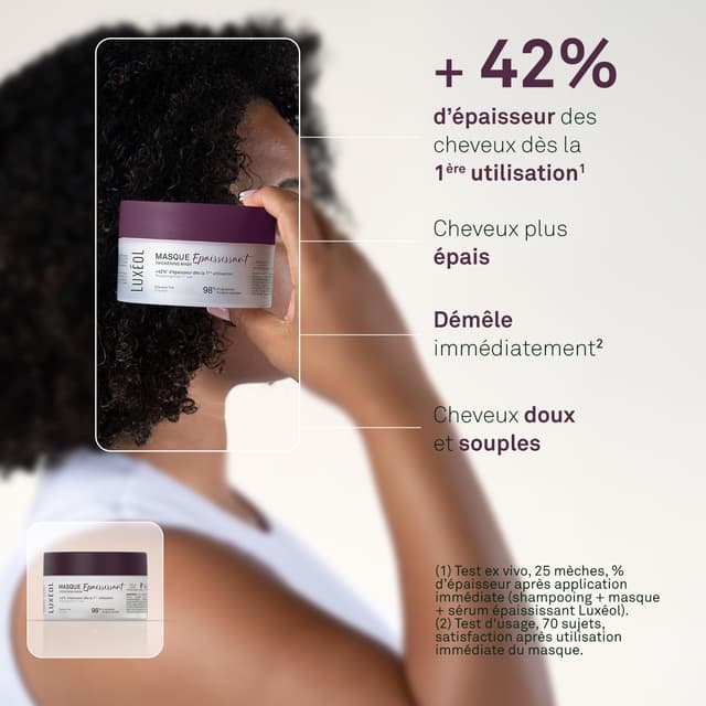 Thumbnail 1 de LUXEOL Masque Cheveux Épaississant 200 ml