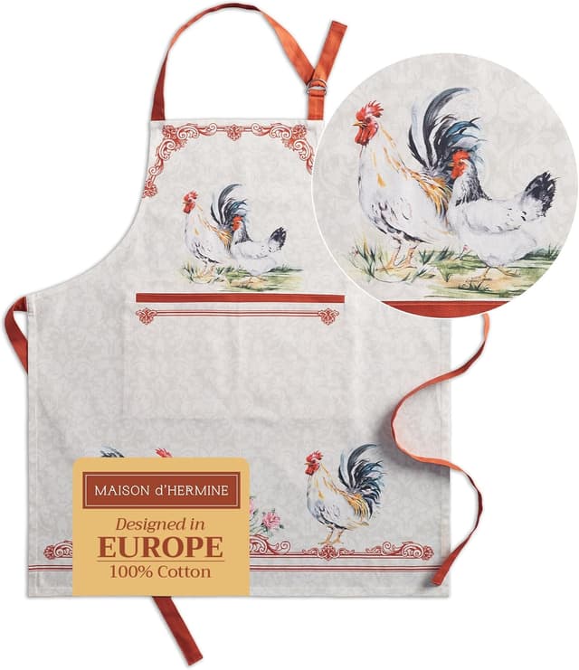 Imagen de Maison d'Hermine tablier coton 70x85 cm en OfertitasTOP