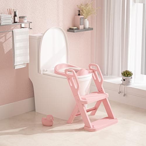 Detalle de Toddler Potty Chair with Step Ladder ⚙