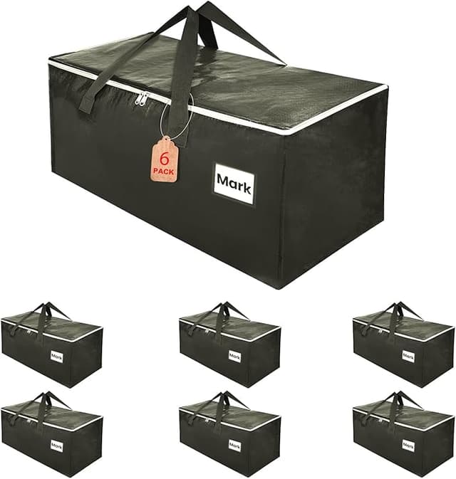 Imagen de ZFWDSY Bolsas de mudanza grandes con asas, pack de 6 en OfertitasTOP