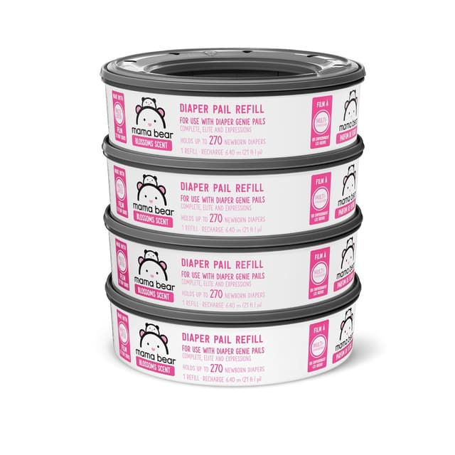 Imagen de Mama Bear Blossoms Diaper Pail Refills 1080 count en OfertitasTOP