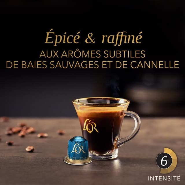 Detalle 2 de L'OR Decaffeinato 100 capsules Nespresso