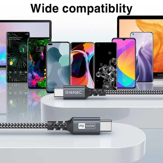 Thumbnail 6 de GIANAC 100W USB C Kabel 5M PD 3.0