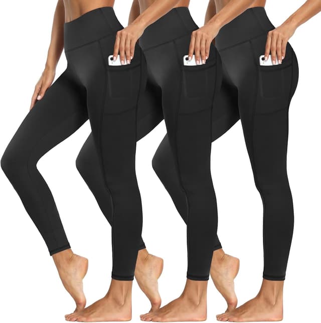 Imagen de 3-Pack High Waisted Leggings with Pockets en OfertitasTOP