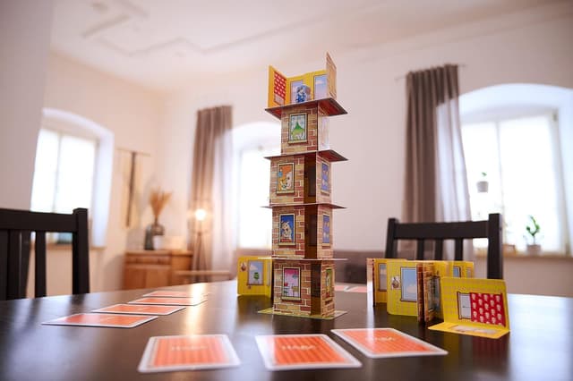 Thumbnail 4 de HABA Rhino Hero jeu d'empilement 3D 🎲