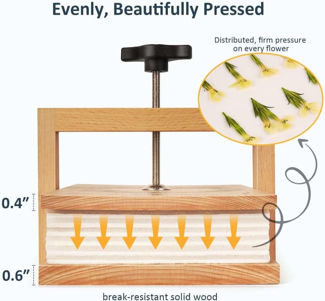 Thumbnail 1 de wisedry Presse à fleurs 25,4 x 15,2 cm