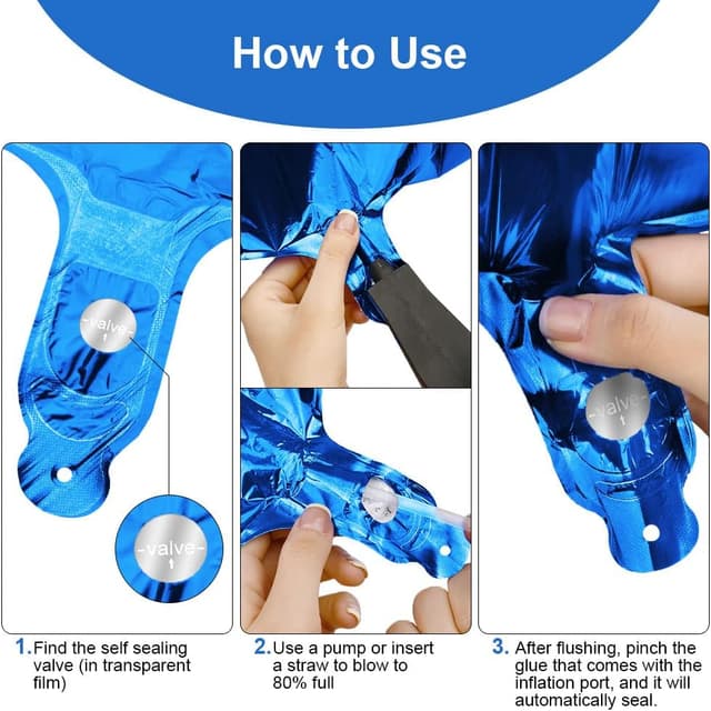 Thumbnail 3 de OFFCUP Blue Number 16 Balloons