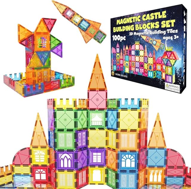 Detalle de Desire Deluxe Bloques Magnéticos de Construcción para Niños 🧩