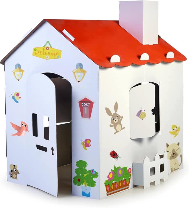 Detalle de FEBER FEB06000 Casa infantil grande para pintar 🎲