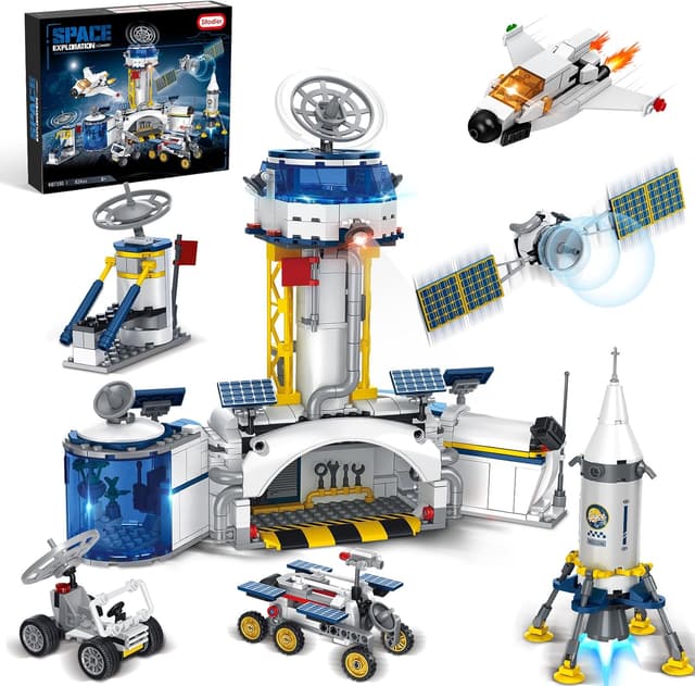 Detalle de Sitodier Space Base 824pc building set