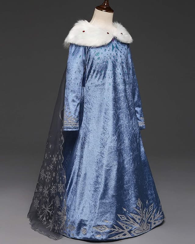 Thumbnail 1 de Eleasica Vestito Principessa Elsa 130