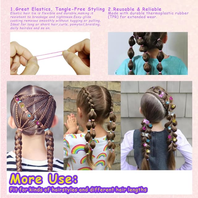 Thumbnail 5 de AOSITE Haarschmuck Bedazzler Kit 200 Teile