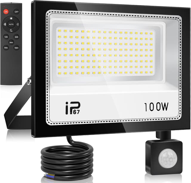 Detalle de YZYFACAI Foco Led Exterior 100W - Iluminación Segura 🌟