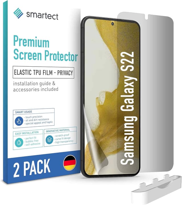 Detalle de Smartect TPU Pellicola Protettiva Privacy (2 pezzi) per Samsung Galaxy S22