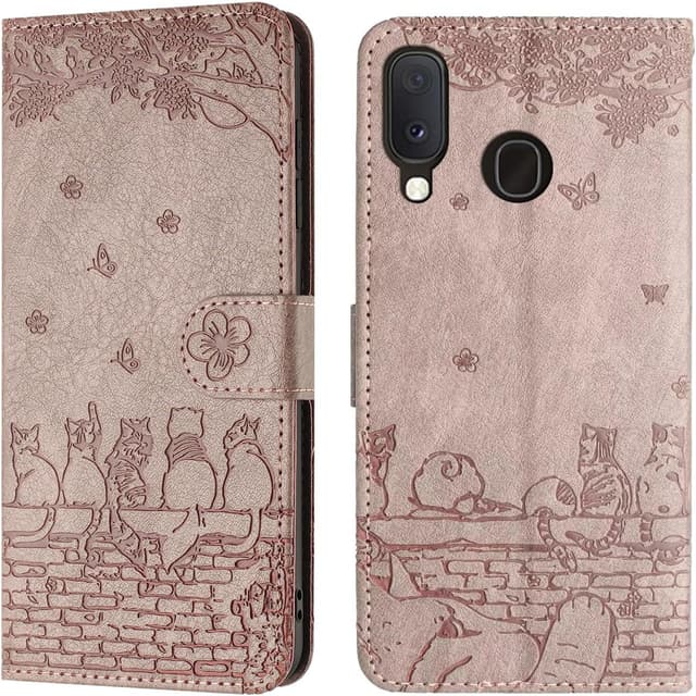 Detalle 2 de Galaxy A20e wallet case with 3 slots