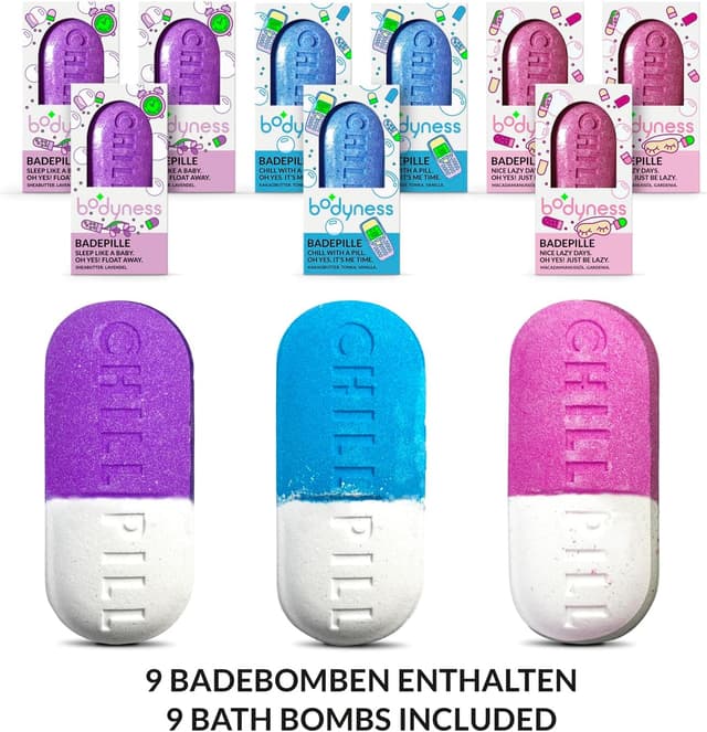 Detalle 2 de Craze BODYNESS Pack 9 Bombas Chill Pill
