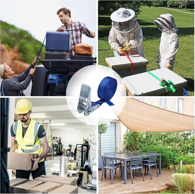 Thumbnail 6 de Spannngurt mit Ratsche 4er Set 4 m