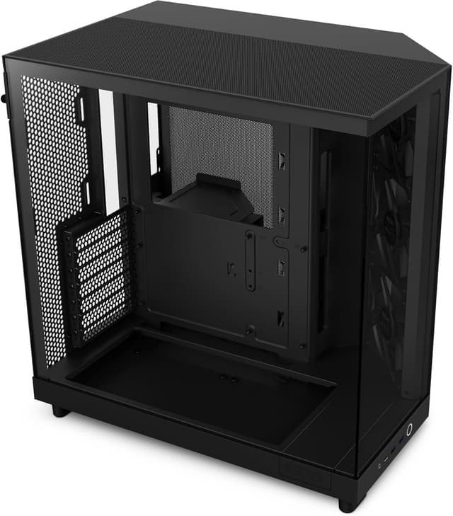 Detalle de NZXT H6 Flow Kompaktes Mid-Tower Gehäuse