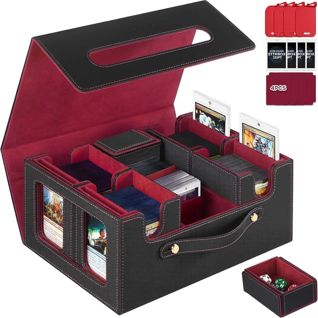 Imagen de STTRBOX Trading Card Storage Box 600+ ๐ en OfertitasTOP