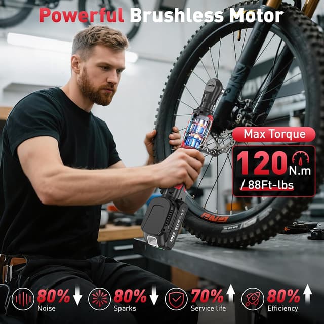 Thumbnail 1 de Avrhit Akku Schlagschrauber 1300 Nm 1/2 Zoll