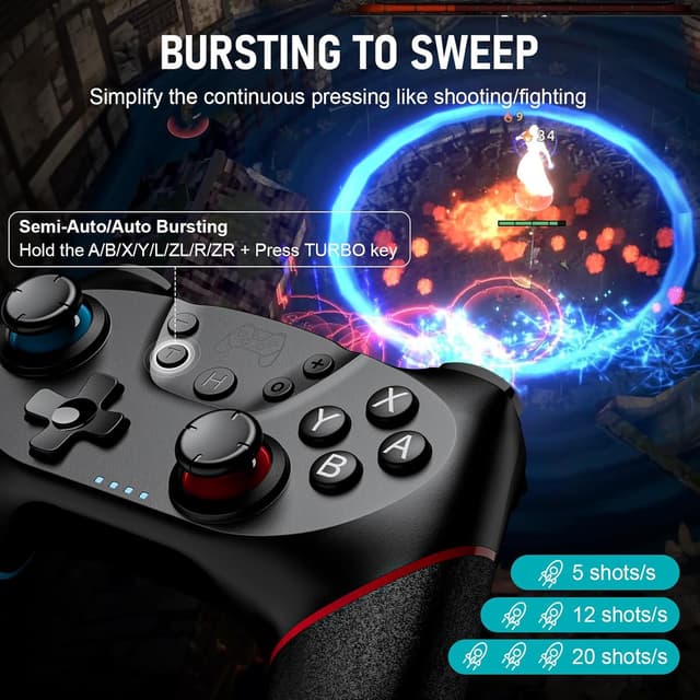 Detalle de ETPARK Switch Pro Controller 550 mAh