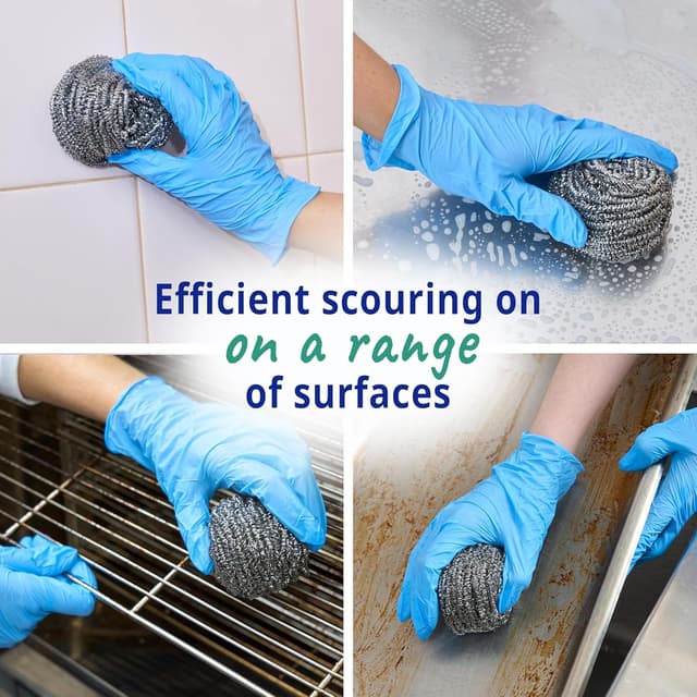 Thumbnail 1 de Spontex Specialist Stainless Steel Scourers XL 6 pack 🧽