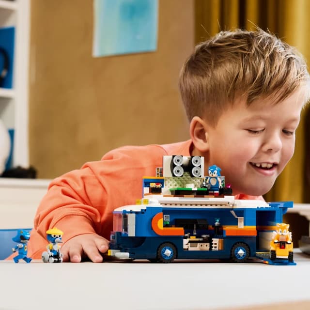 Thumbnail 8 de LEGO Sonic Team Sonics Kommando-Truck 77006 (747 Teile) – Truck-Set für Missionen mit Sonic