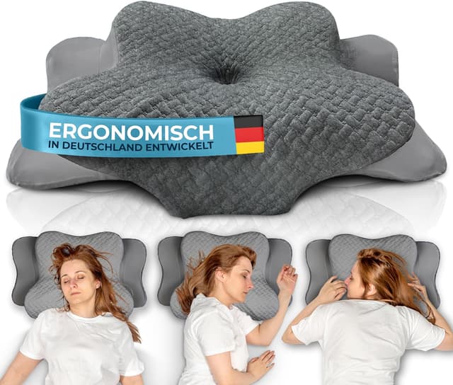 Detalle de Glückstoff Orthopädisches Nackenkissen Memory Foam