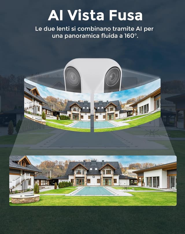 Detalle de VIRTAVO XM1 videocamera WiFi esterno 160°