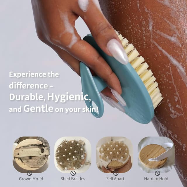 Detalle 2 de BEAUTAIL 2 Pack Body Brush gentle exfoliating shower brush