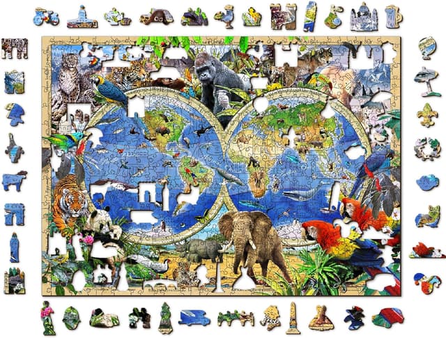 Thumbnail 4 de WOODEN.CITY Holzpuzzle 1000 Teile Tierreich