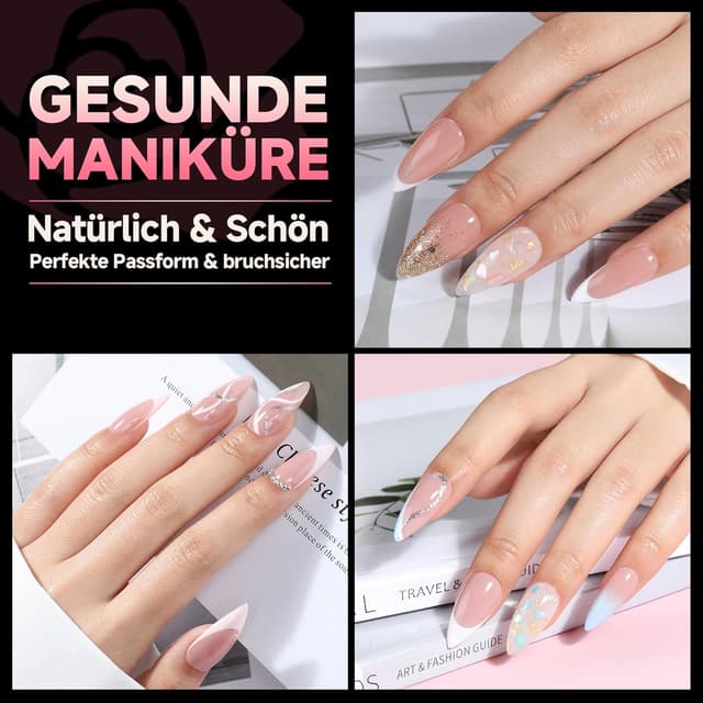 Detalle de UNA GELLA Stiletto Nail Tips Set 216 Stück