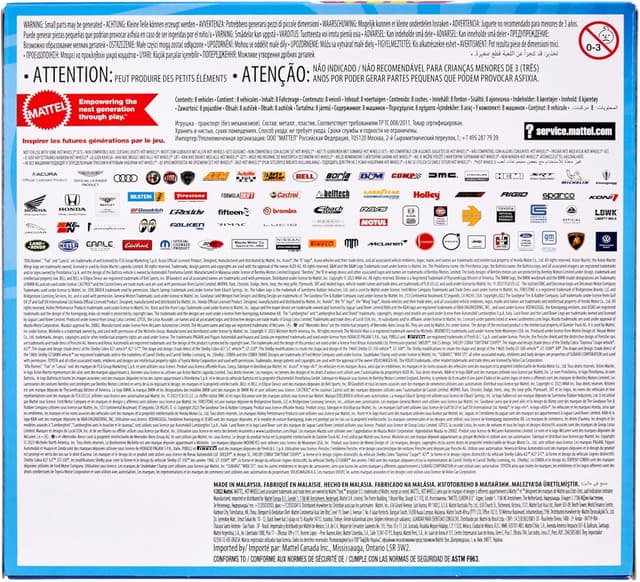 Thumbnail 5 de Hot Wheels 8 Coches y Camiones Juguete Escala 1:64