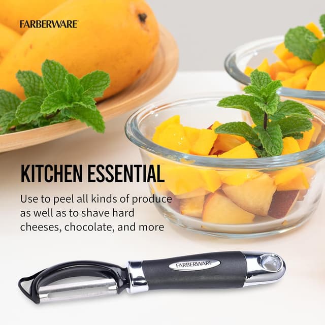 Detalle de Farberware Pro2 Vegetable Peeler (Euro Peeler) with Razor-Sharp Stainless Steel Blade