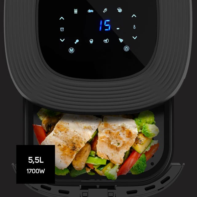 Detalle de Taurus Air Fry Digial 6S freidora sin aceite 6 L