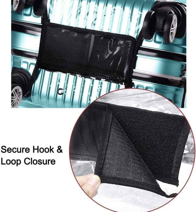 Thumbnail 6 de GigabitBest TSA-Approved Clear PVC Suitcase Cover for 24" Wheeled Luggage